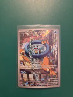 Pokemon Squirtle 148/142 Illustration Rare Full Art Holo Stellar Crown TCG Card - Image 1