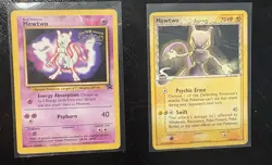 2 Card Lot Of Mewtwo Holon Phantoms 24/110 And Movie Promo 3 Pokemon TCG - Image 1