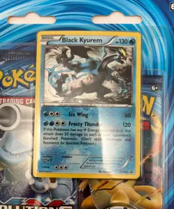 (402926) Pokemon XY Evolutions Black Kyurem 3-Pack Blister - Factory Sealed 820650801570 - Image 3