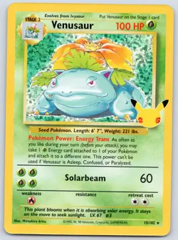 Venusaur 15/102 (NM) - Celebrations: Classic Collection - Pokemon TCG - Image 1