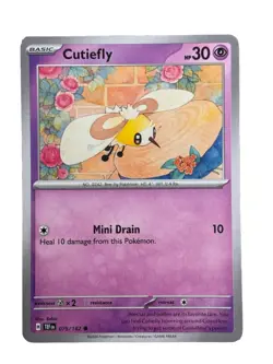 New: 2024 Pokemon TCG Cutiefly 075 Sv05: Temporal Forces Regular Common - Image 1