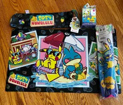 Pokemon TCG 2024 World Championship Honolulu 2x Playmat & Deck Box Bundle New - Image 1