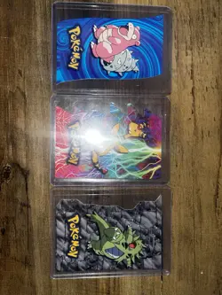 HTF Topps Pokemon Johto League Champions Die Cut Lot of 3 - VERY RARE - Image 1