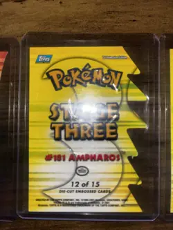 HTF Topps Pokemon Johto League Champions Die Cut Lot of 3 - VERY RARE - Image 3