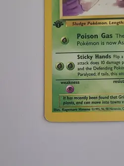 2000 Pokemon Team Rocket No 57 1st Edition Grimer Vintage - Image 2