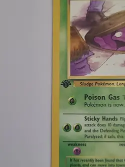2000 Pokemon Team Rocket No 57 1st Edition Grimer Vintage - Image 3