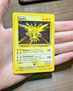 Zapdos 16/102 HOLO RARE Base Set - 1999 Pokemon WOTC - NM / MINT - Image 4