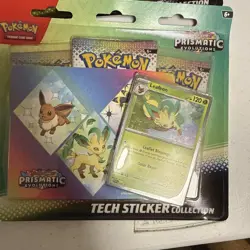 Pokemon Prismatic Evolutions Tech Sticker Collection Lot of 3 Different Blisters - Image 4