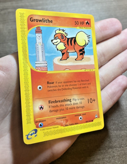 Growlithe 80/147 - Pokemon - Aquapolis 2002 - NM / MINT - Image 2