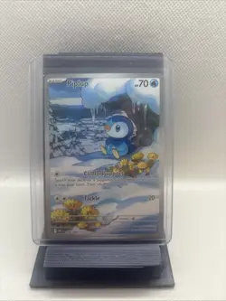 2025 Pokemon Phantasmal Flames Piplup Illustration Rare 098/094 English - Image 1