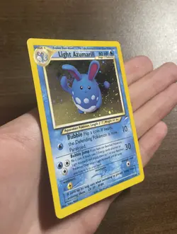 Pokemon TCG - Light Azumarill 13/105 Holo Rare - Neo Destiny - SWIRL - NM / MINT - Image 2