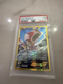 2016 Pokemon XY FA/Gyarados EX Breakpoint Secret Rare PSA #123 NM 7 65700759 - Image 1