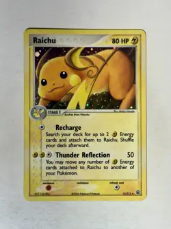Raichu Holo Rare 12/112 EX FireRed & LeafGreen Pokemon TCG - Image 1