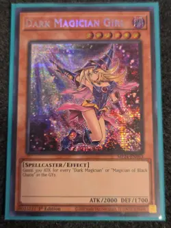 Yugioh Dark Magician Girl MP24-EN053 Prismatic Secret Rare 1st Ed NM - Image 1