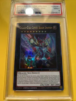 YuGiOh GALAXY-EYES CIPHER BLADE DRAGON #JUMP-EN081🔥PSA 9🔥LIMITED ED-ULTRA RARE - Image 2