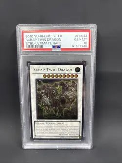 2010 YU-GI-OH! STARSTRIKE BLAST #EN044 SCRAP TWIN DRAGON ULTIMATE RARE PSA 10 - Image 1