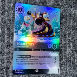 Disney Lorcana Winterspell Donald Duck Along for the Ride Epic 220/204 NM/Mint - Image 3