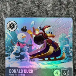 Disney Lorcana Winterspell Donald Duck Along for the Ride Epic 220/204 NM/Mint - Image 5