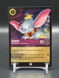 Disney Lorcana Fabled - DUMBO - Ninth Wonder of the Universe 45/204 - COLD FOIL - Image 1