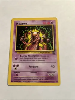 Mewtwo Promo Card 14/53 WOTC Regular Black Star Promo - Image 1