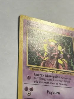Mewtwo Promo Card 14/53 WOTC Regular Black Star Promo - Image 3
