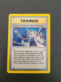 MP Pokemon Card - Impostor Professor Oak's Invention Neo Destiny 94/105 Rare - Image 1