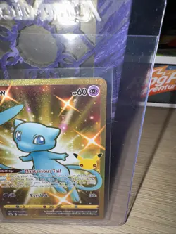 Pokemon TCG Mew 025/025 Gold Celebrations 25th Anniversary Card NM Condition - Image 4