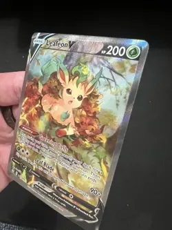 Pokemon Evolving Skies Leafeon v Alternate Full Art Card 167/203 NM+ Condition - Image 5