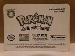 Pokemon Lenticular Blastoise Viz Video Pioneer 3D Promo Card - Image 2