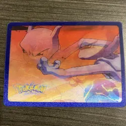 Rare Pokemon Mewtwo 1998 Nintendo Gamefreak Hasbro 3D Lenticular Promo Card - Image 1