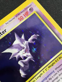 Pokemon Haunter Fossil 6/62 Holo 1999 WOTC TCG Card - LP - Image 5