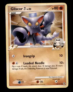 2X Pokemon Card Gliscor LV.53 Supreme Victors 62/111 MODERATELY PLAYED Common!!! - Image 1
