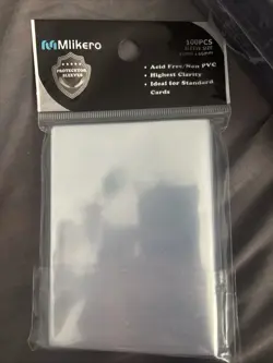 100 Count Clear Standard Deck Sleeves Gaming Cards Protector 91mm x 66mm - Image 1