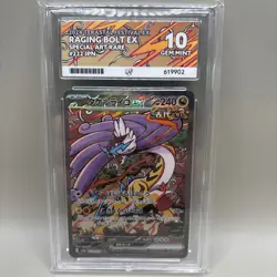 Raging Bolt ex 222/187 SAR Pokemon Japanese Card ACE 10 PERFECT SUBGRADES 🔥 - Image 1