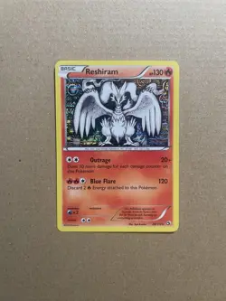 Reshiram 28/113 HOLO Rare B&W Legendary Treasures Pokemon Card Near Mint - Image 1