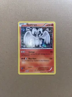 Reshiram 28/113 HOLO Rare B&W Legendary Treasures Pokemon Card Near Mint - Image 2