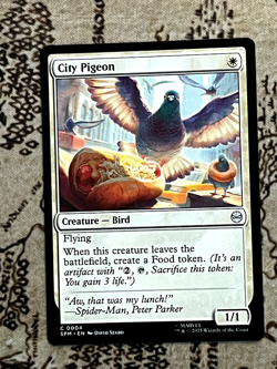 City Pigeon - Marvel's Spider-Man - 4 - #Lightly Played Magic the Gathering - Image 1