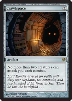 Crawlspace Light Play, English Magic the Gathering MTG Commander 2013 - Image 1