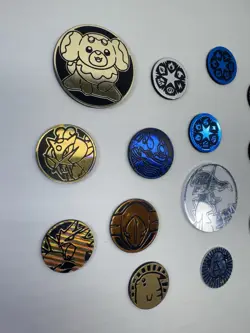 Pokemon TCG Coins Rare Vintage Pikachu Gengar Deoxys Arceus - Image 2