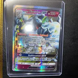 Pokemon Alolan Ninetails GX 132/214 Lost Thunder Ultra Rare Holo - LP - Image 1