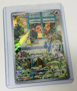 Pokemon SVP Obsidian Flames Charmander 044 ETB Promo Rare Holo SEALED - Image 1