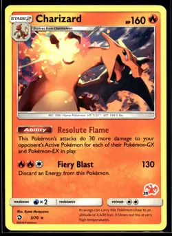 2018 Pokemon Dragon Majesty 3 Charizard NON Holo NM - Image 1