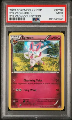 2013 POKEMON XY BLACK STAR PROMO SYLVEON #XY04 HOLO FOIL PSA 9 MINT #105241545 - Image 1