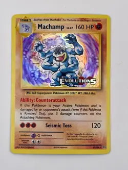 🇨🇦 Machamp XY Evolutions Prerelease Stamp 59/108 Holo Pokemon NM - Image 1