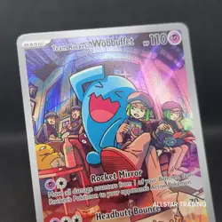 Team Rocket's Wobbuffet 203 Pokemon Scarlet Violet Black Star Promo - Pokemon SV - Image 2