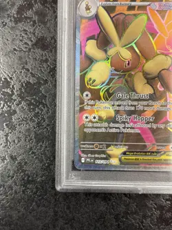 2025 POKEMON PFL EN MEGA LOPUNNY ex ULTRA RARE #115 💎 PSA 9 - Image 4