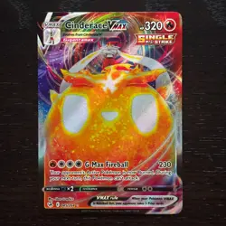 Cinderace VMAX 045/264 Pokemon Fusion Strike Sword & Shield Ultra Rare Holo NM - Image 1