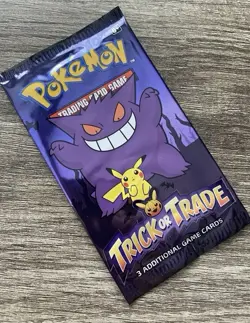 3X Pokemon TCG Trick or Trade Halloween Booster Packs Sealed (2022) - Image 2
