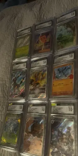 Pokemon Bundle Lot Of 9 CGC 10 Unbreon, Regigigas, Riolu, + More! - Image 2