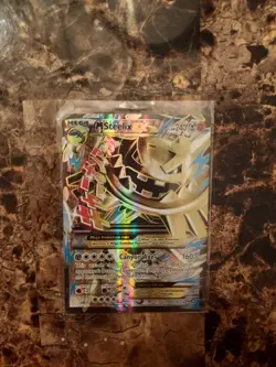 M Steelix EX 109/114 Full Art (LP) 2016 XY Steam Siege - Ultra Rare Pokemon TCG - Image 2